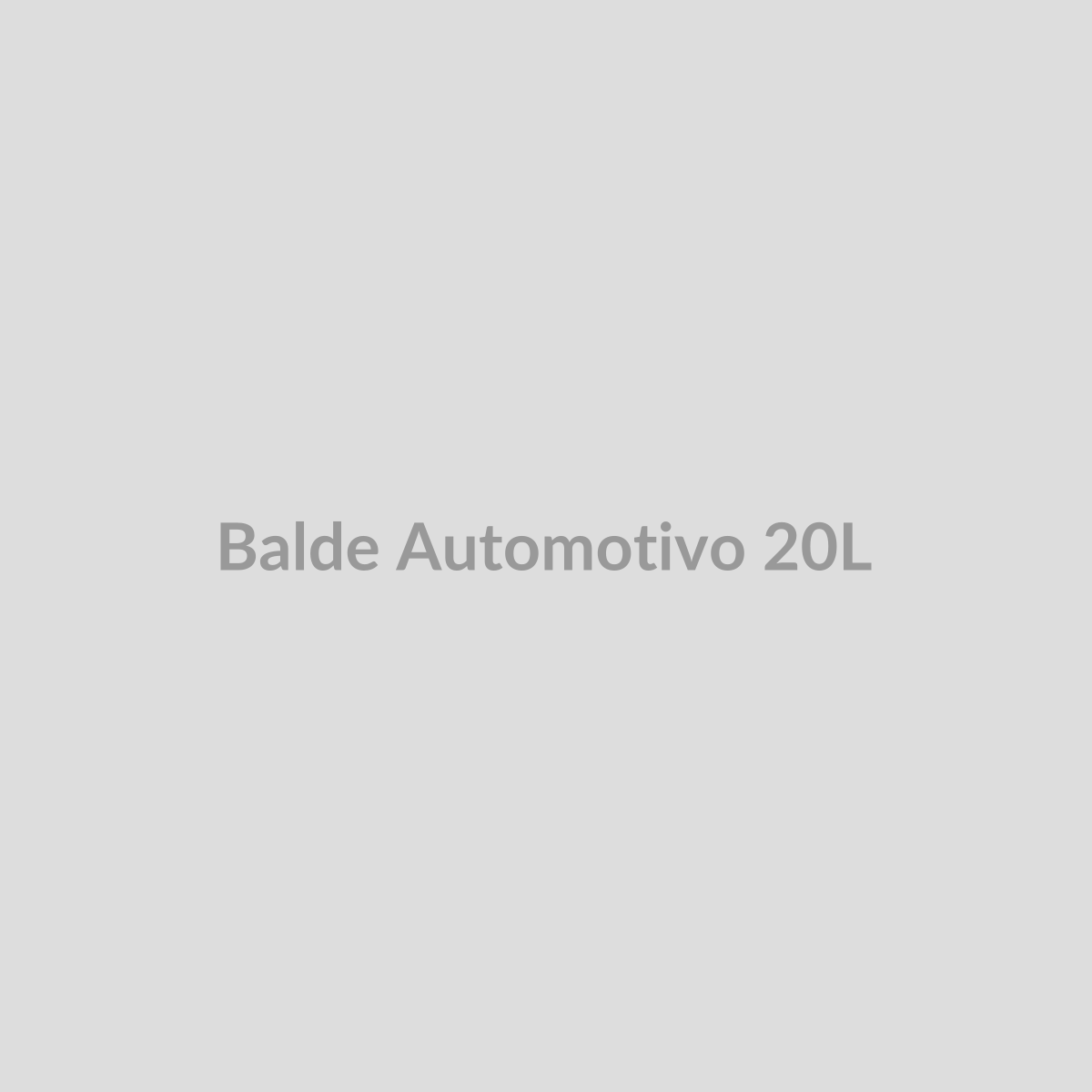 Balde Automotivo 20L — FN Mobility